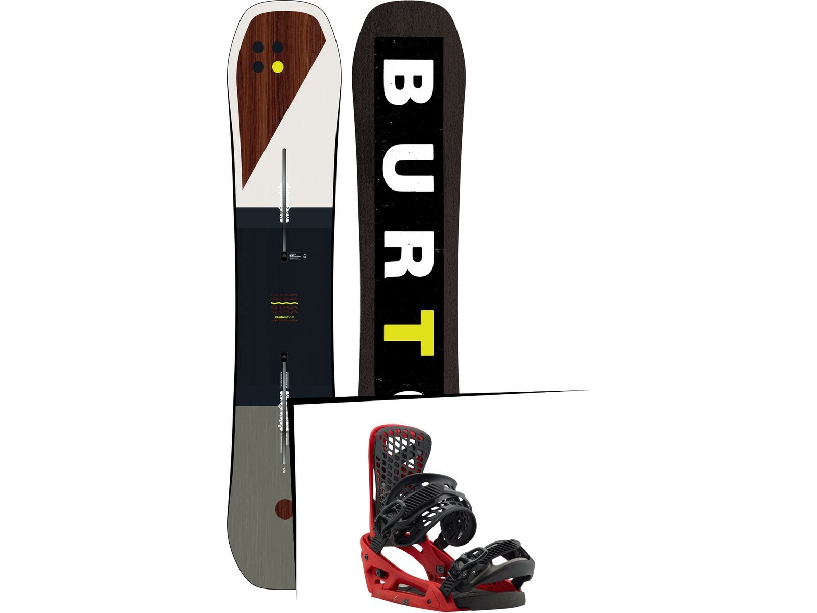 Set: Burton Custom Flying V 2019 +  Genesis EST (1930981S) | Bild 1