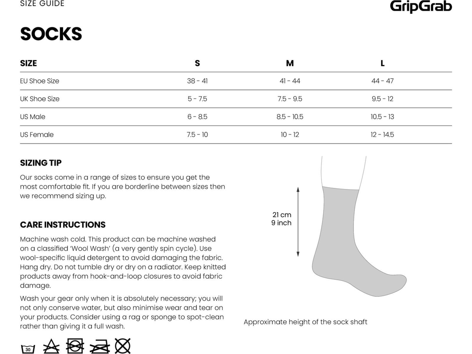 GripGrap Alpine Merino High Cut Winter Socks, black | Bild 7