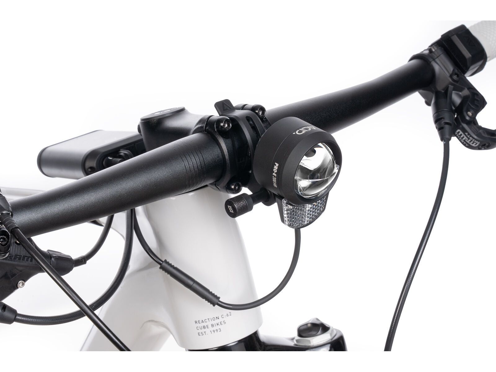 Cube Acid Frontlicht Pro-E 200 HB PowerBank, black, space grey`n`black | Bild 3