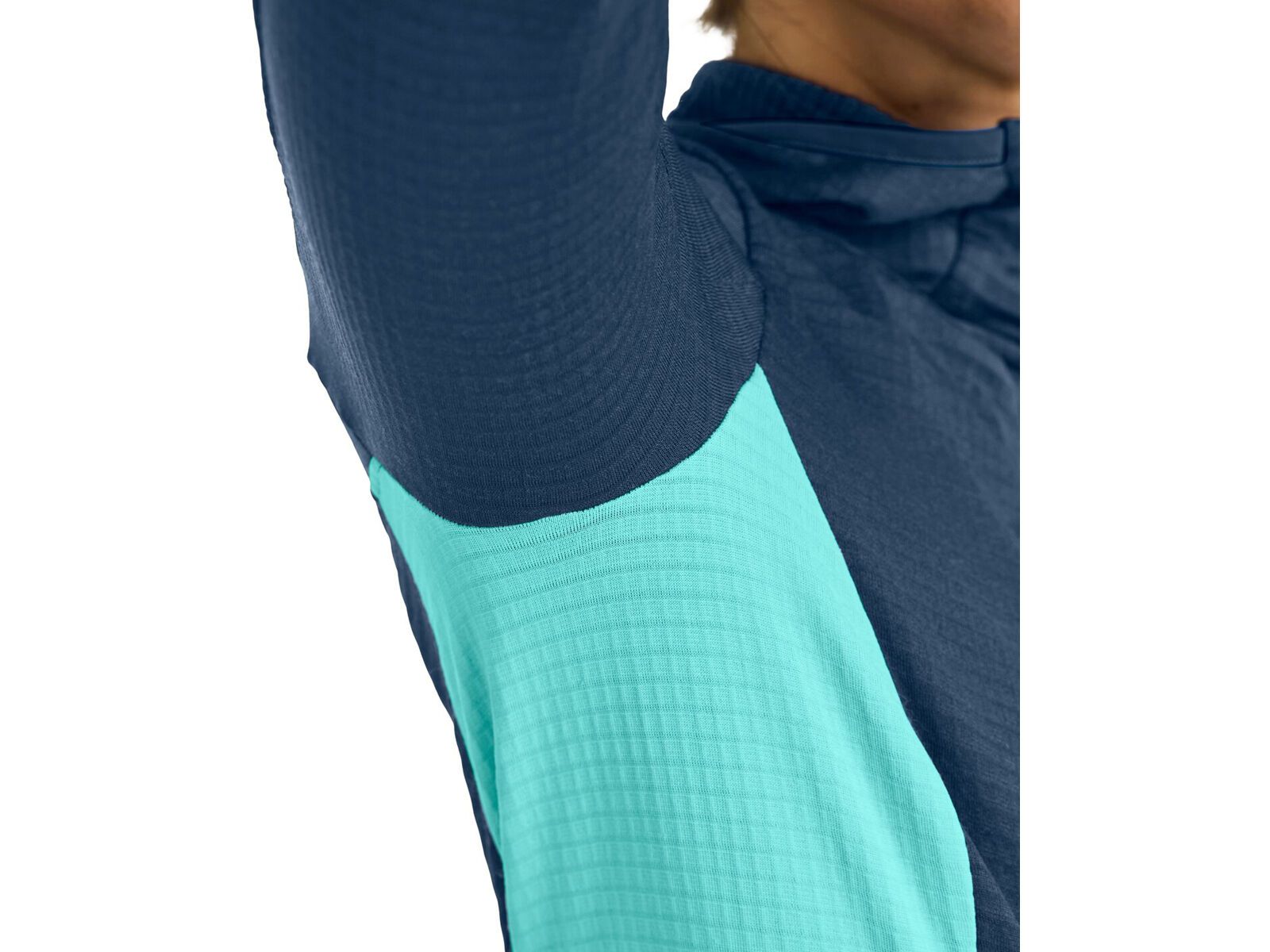 Ortovox Merino Fleece Light Grid ZN Hoody W, dark arctic grey | Bild 6