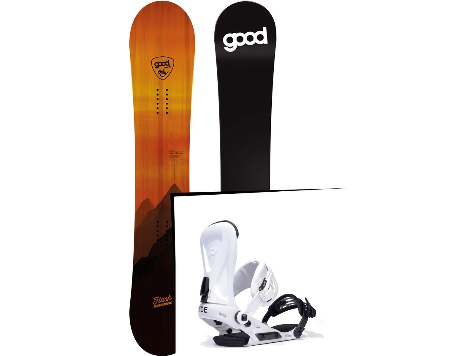 Set: goodboards Flash Long 2017 + Ride Revolt (1770165S) | Bild 1