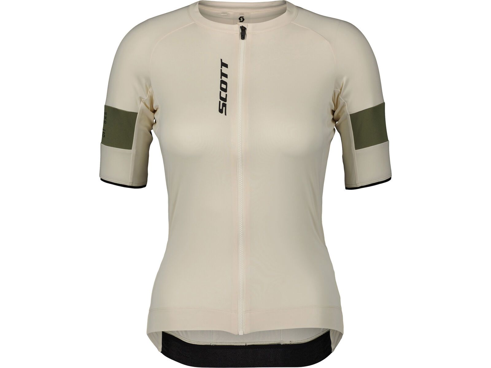 Scott Endurance Pro Short-Sleeve Women's Jersey, cotton white/hay green | Bild 1