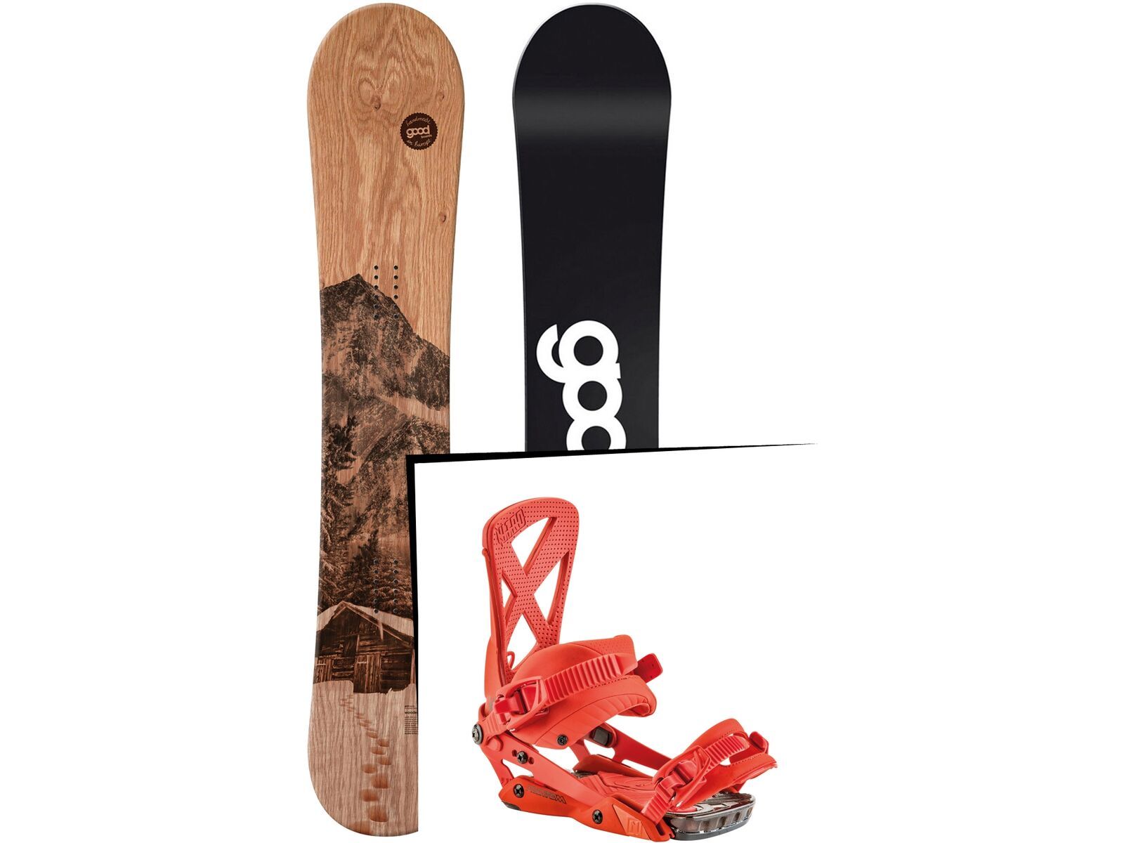 Set: goodboards Wooden 2017 + Nitro Phantom (1691284S) | Bild 1