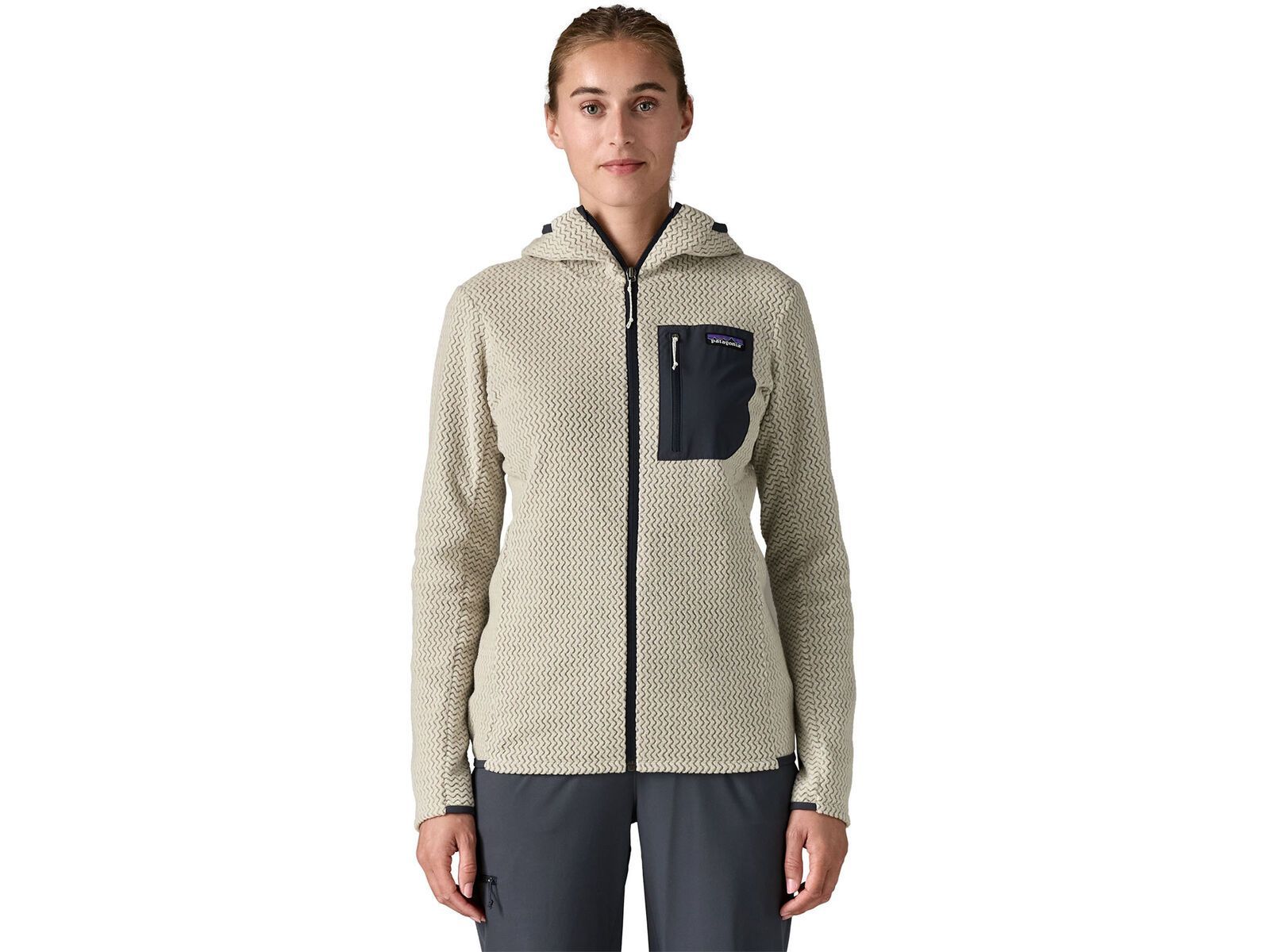 Patagonia Women's R1 Air Full-Zip Hoody, wool white | Bild 2