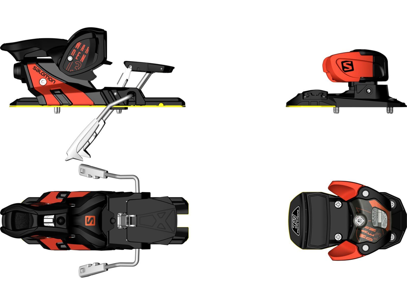 Set: Armada Arv 116 JJ 2018 + Salomon Warden MNC 13 white/black/orange | Bild 3