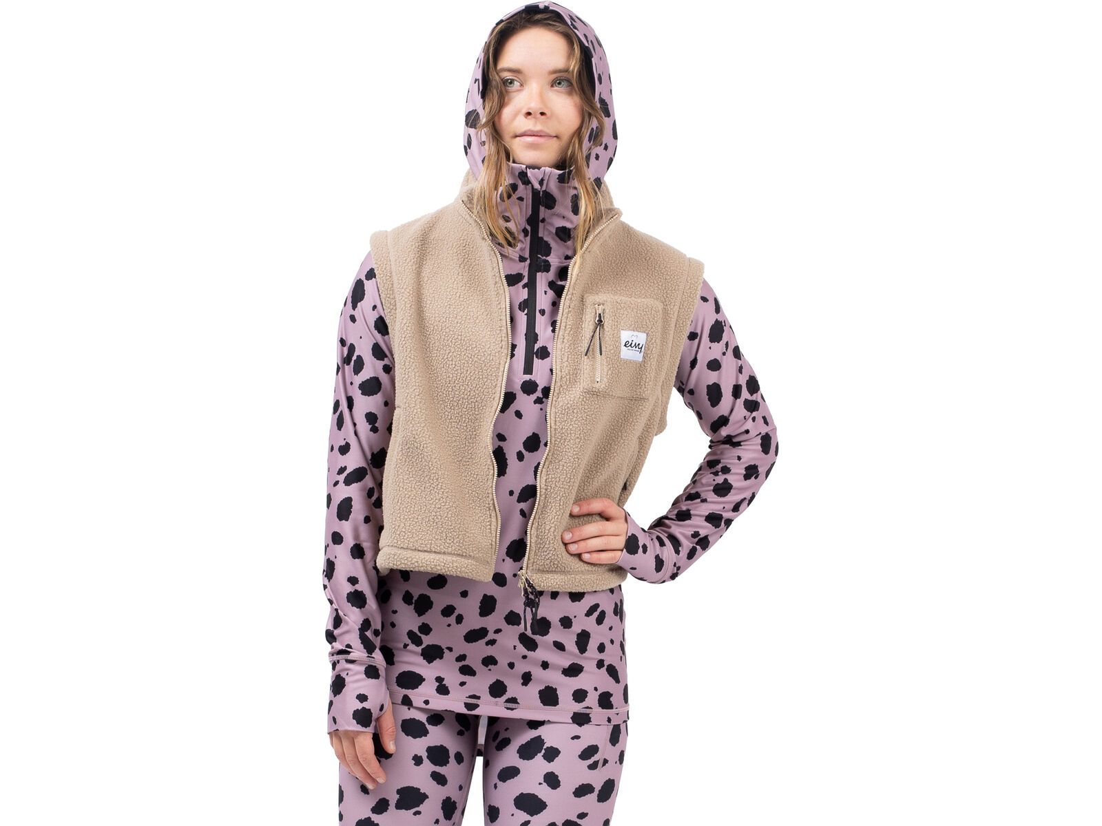 Eivy Boxy Sherpa Vest, sand | Bild 1