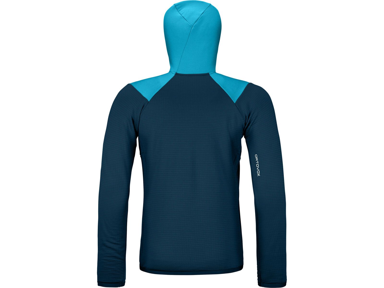 Ortovox Merino Fleece Grid Hoody M, mountain blue | Bild 2