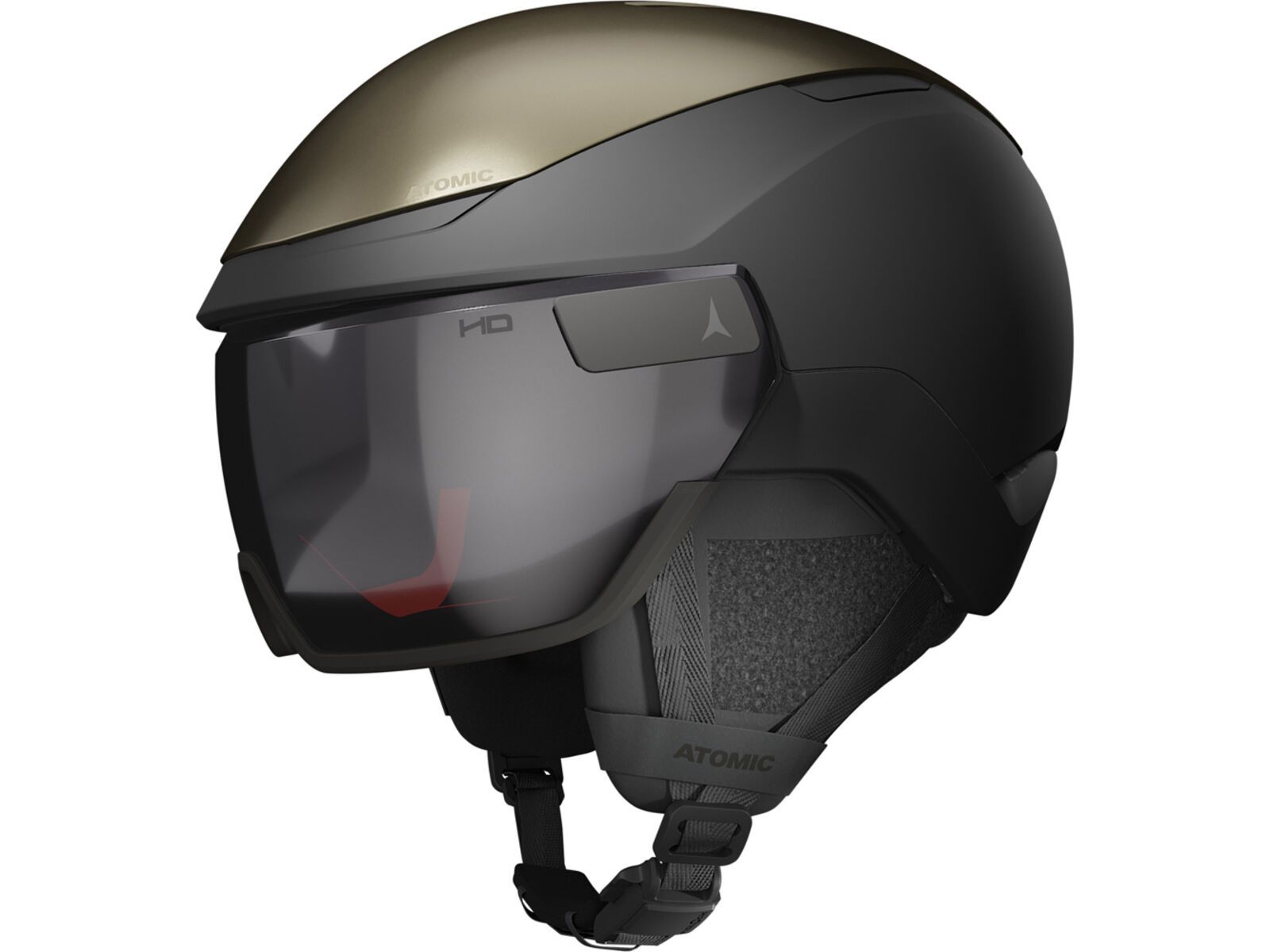 Atomic Volant Visor, Silver HD / champ gold/metallic | Bild 1