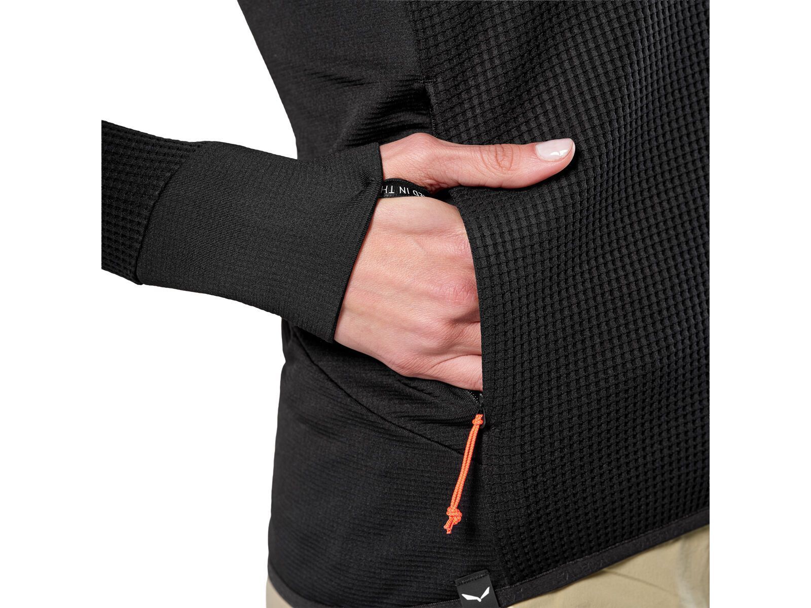 Salewa Puez Waffle Hybrid Polarlite Jacke Damen, black out | Bild 6