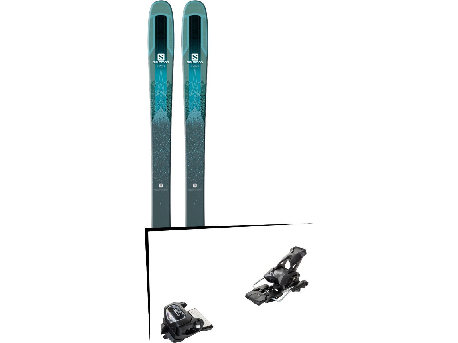Set: Salomon QST Lumen 99 2018 + Tyrolia Attack² 13 GW solid black | Bild 1