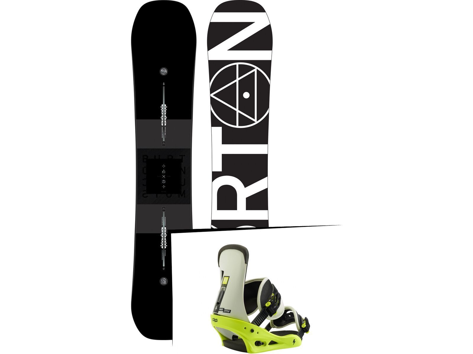Set: Burton Custom X 2019 +  Freestyle (2218429S) | Bild 1