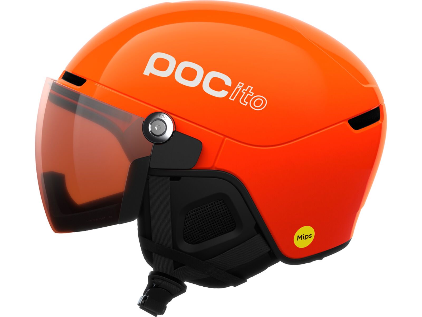 POC POCito Obex Visor, Partly Sunny/Light Orange / fluorescent orange | Bild 1