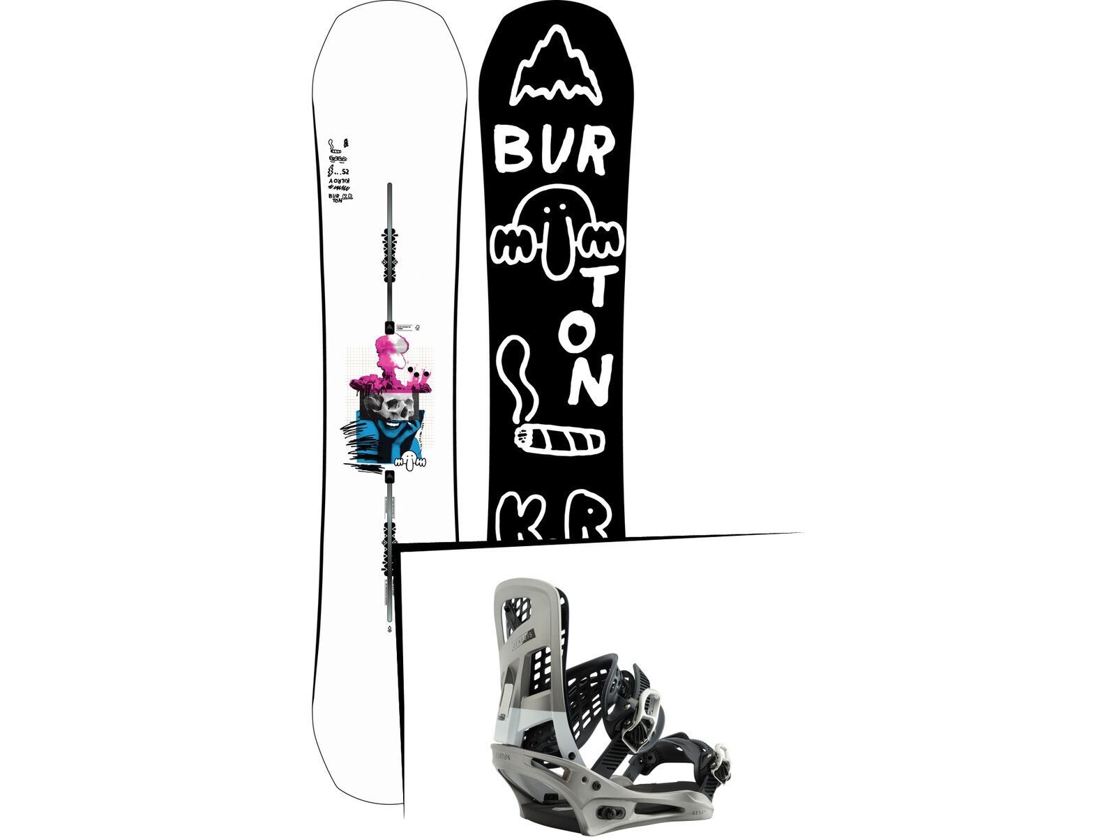 Set: Burton Kilroy Process 2019 + Burton Genesis super silver | Bild 1