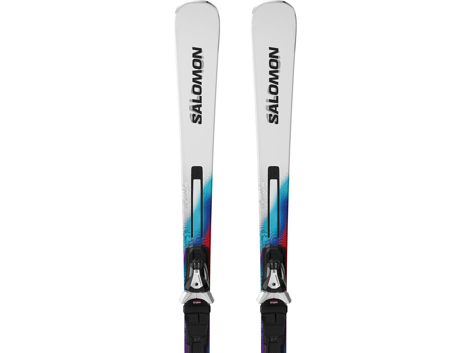 Salomon Addikt + MI12 GW F80, white/neon blue/red | Bild 4