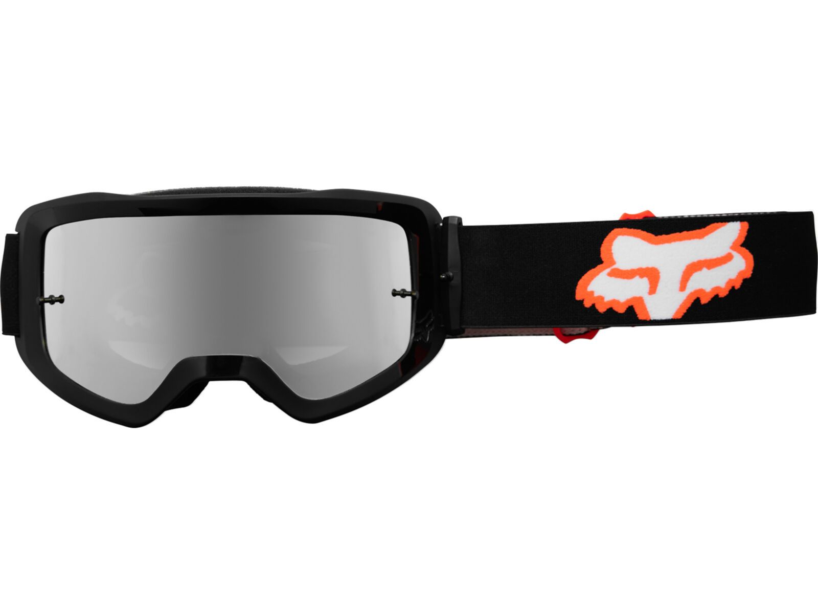 Fox Youth Main Stray Goggle - Light Grey, orange/white | Bild 1