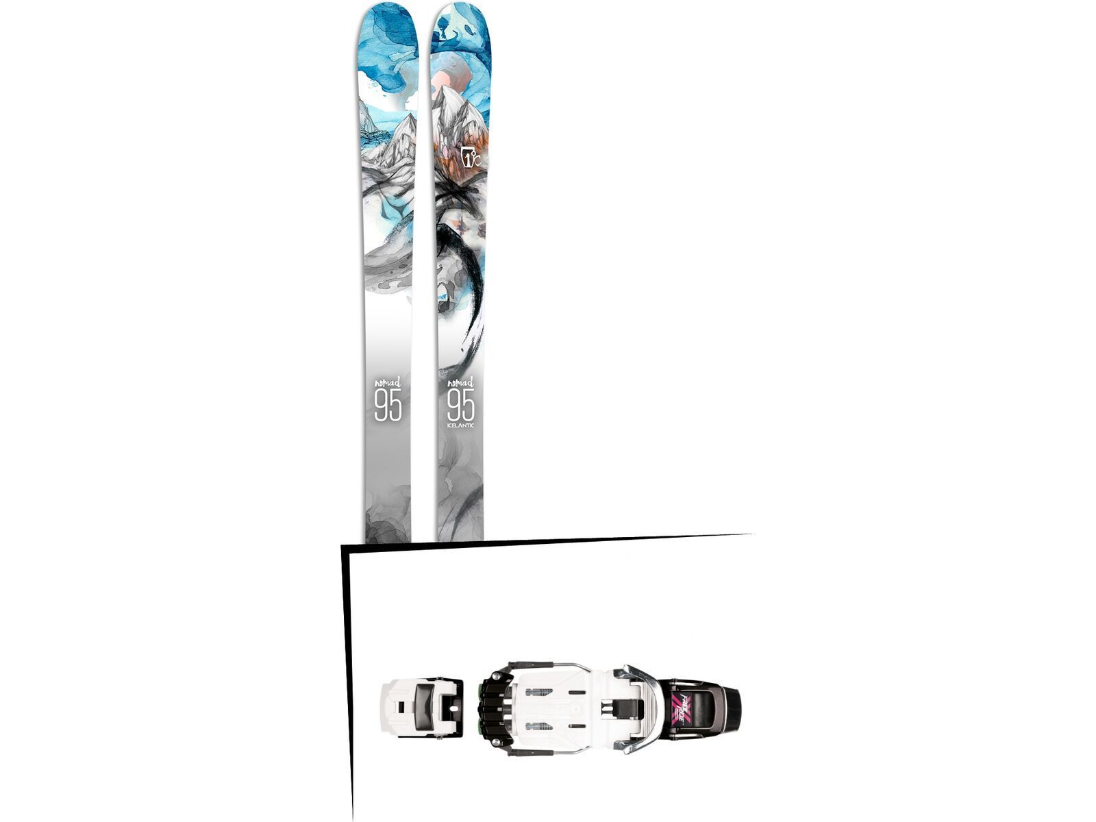 Set: Icelantic Nomad 95 2017 + Rottefella NTN Freeride (2265602) | Bild 1