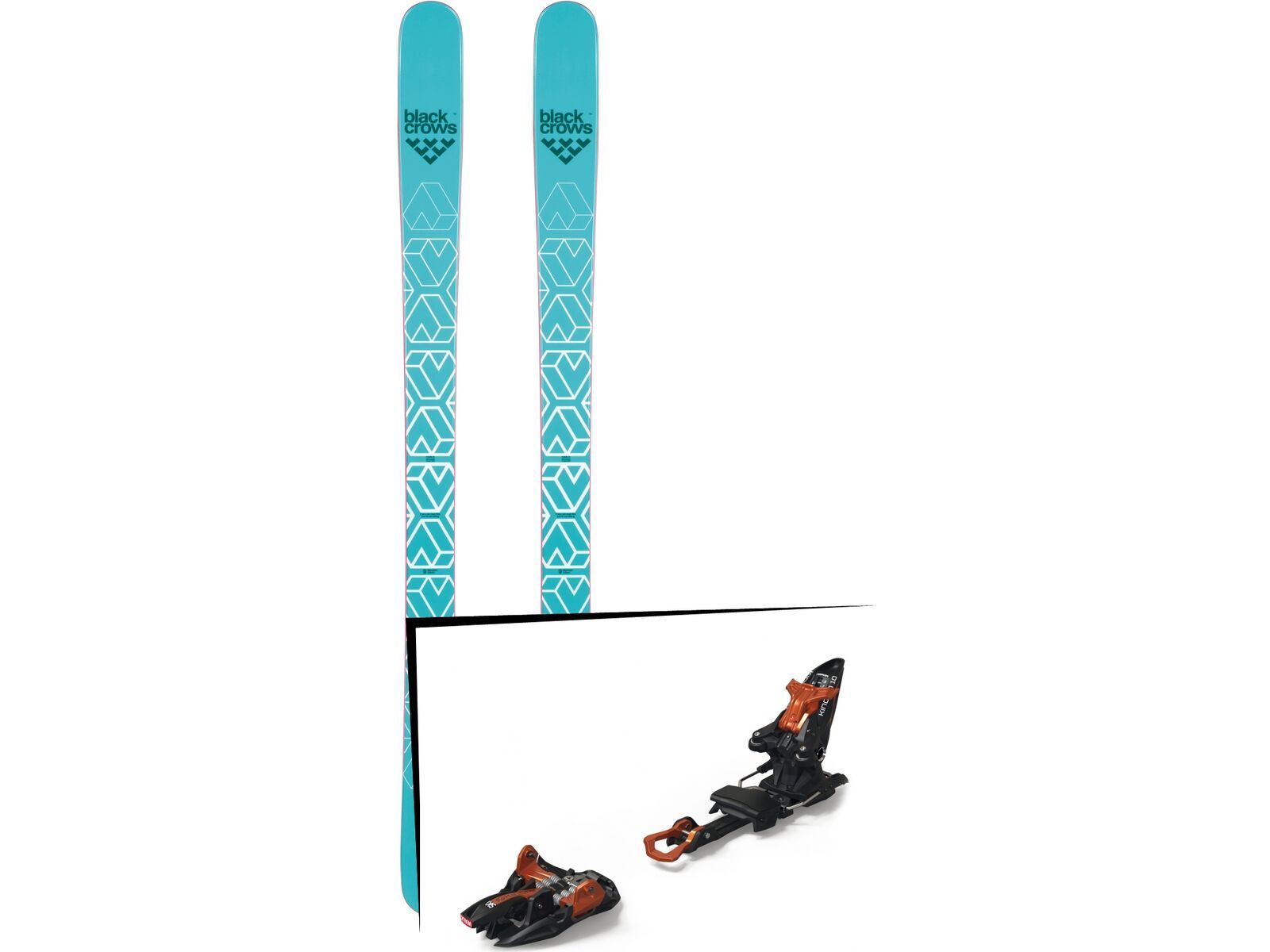 Set: Black Crows Captis Birdie 2019 + Marker Kingpin 10 black/copper | Bild 1