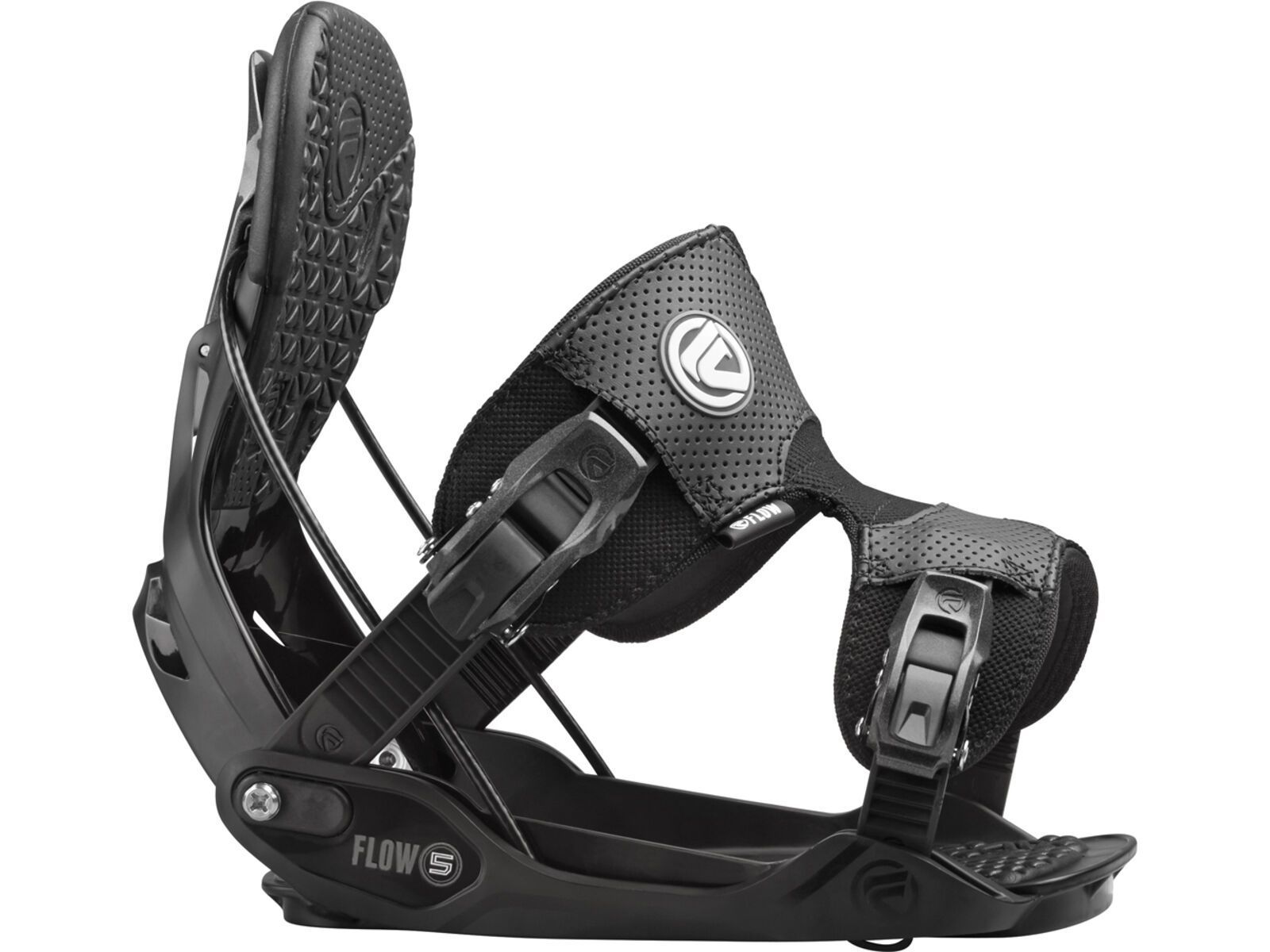 Set: Ride Wild Life Wide 2017 + Flow Five 2016, black - Snowboardset | Bild 3