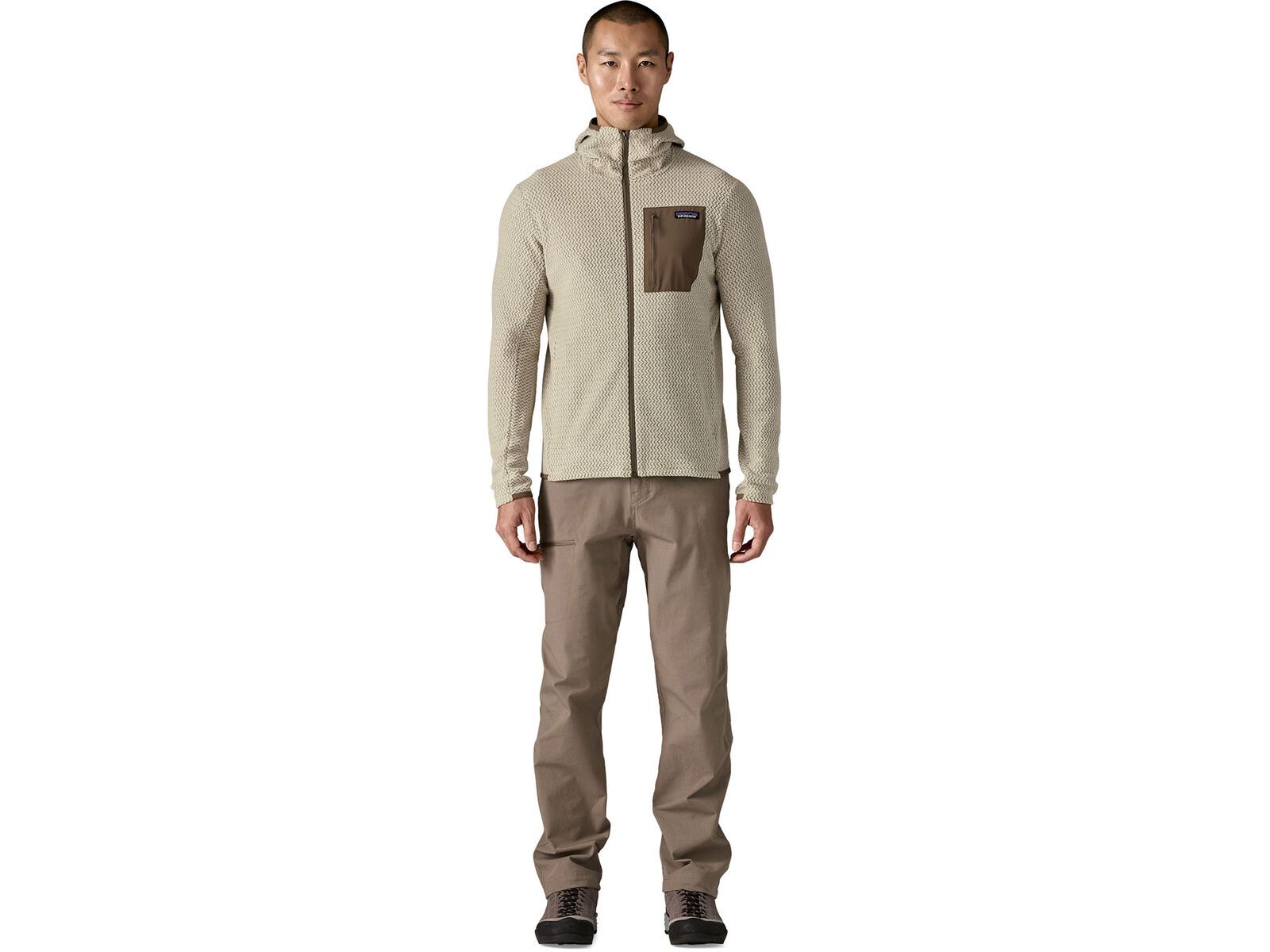 Patagonia Men's R1 Air Full-Zip Hoody, pelican | Bild 5