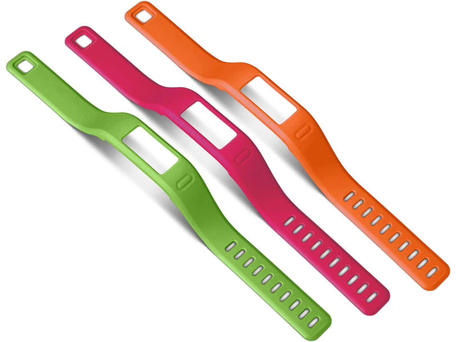 Garmin vivofit Wechselarmbänder, orange, pink, grün | Bild 1