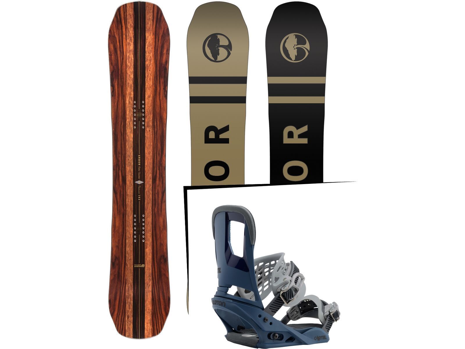 Set: Arbor Coda Camber Premium 2017 + Burton Cartel (1712706S) | Bild 1
