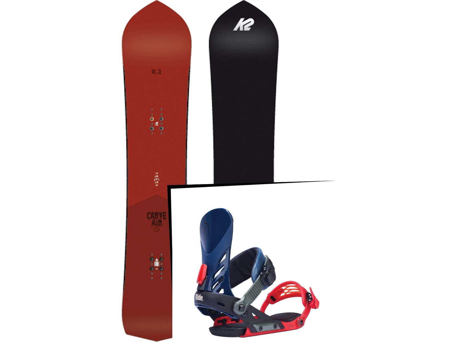 Set: K2 Carve Air 2017 + Ride EX (1770135S) | Bild 1