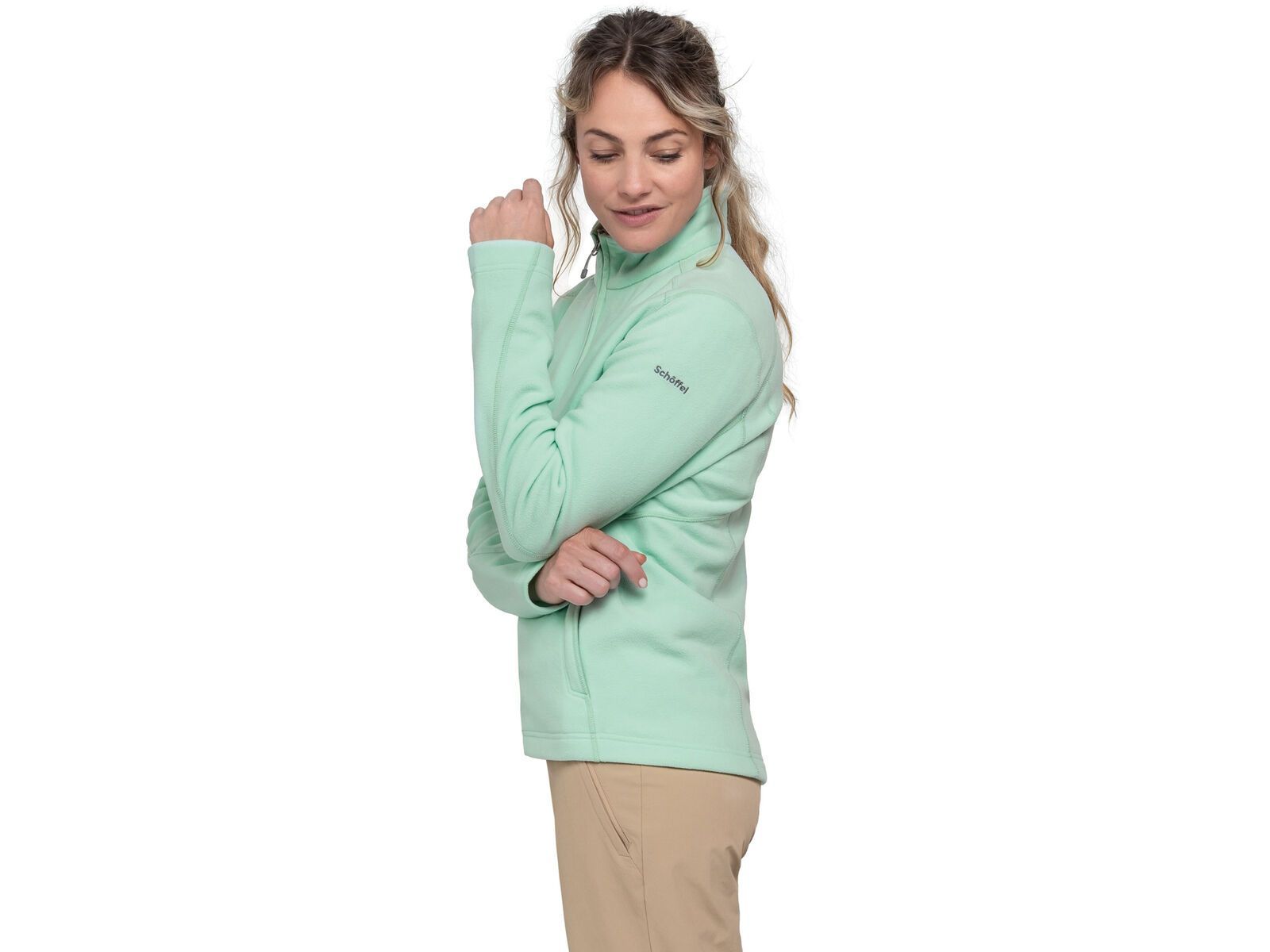 Schöffel Fleece Jacket Leona3 L, botanical sky | Bild 4