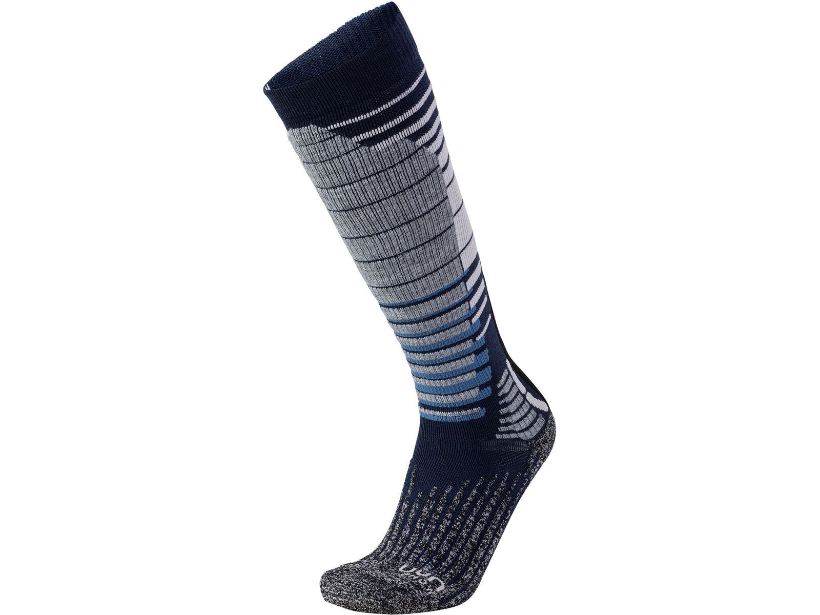 UYN Ski-/Snowboard Socks, dark blue/grey melange | Bild 1