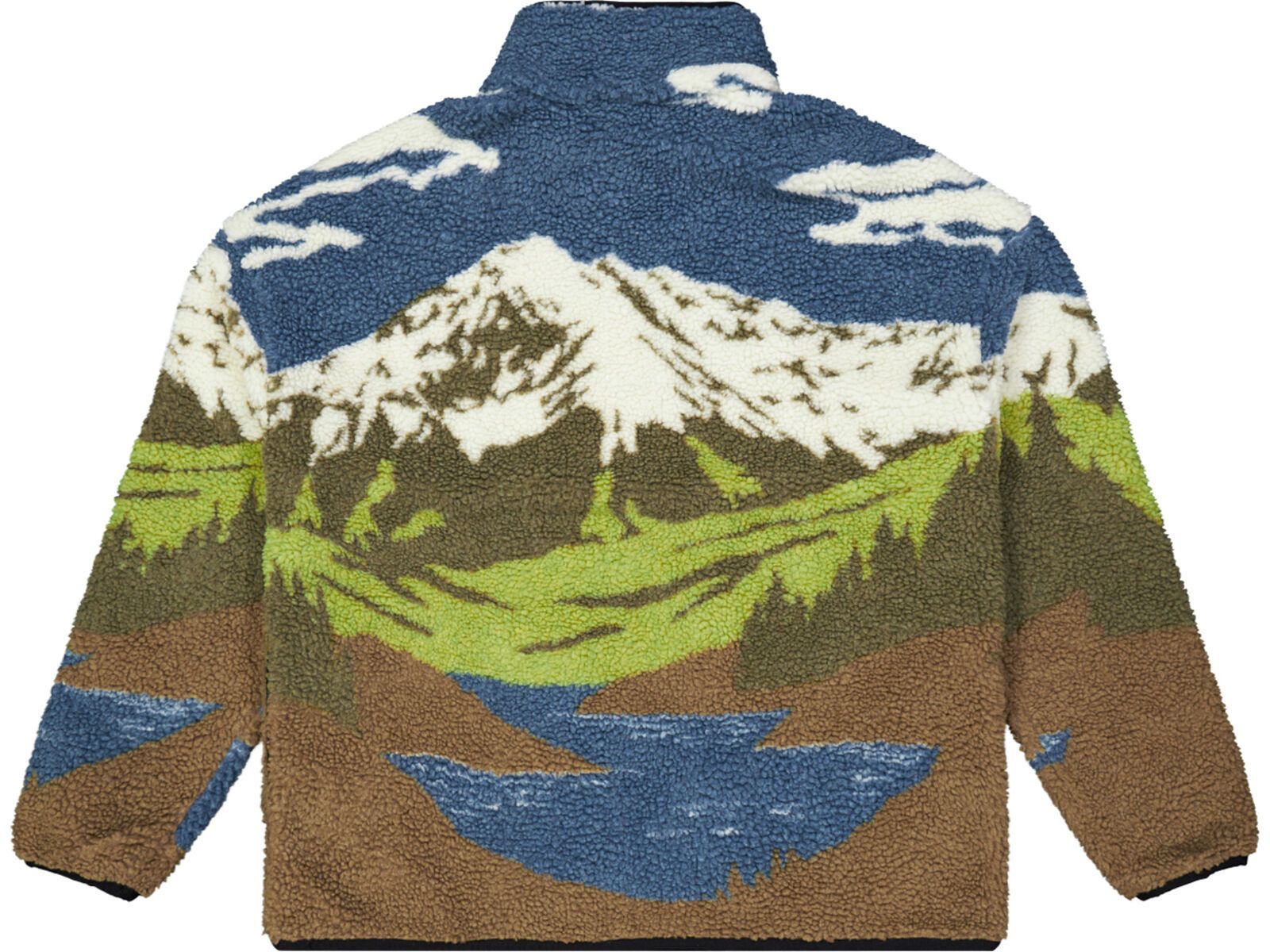 Picture Hafdals Zip Fleece, cloudy landsc sherpa m | Bild 3