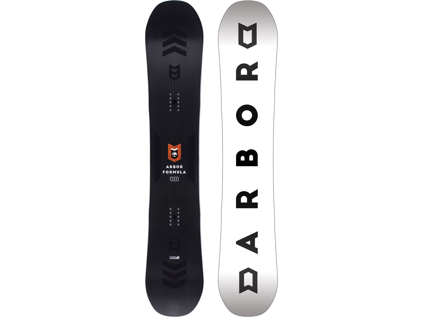 Set: Arbor Formula Mid Wide 2017 + Flow Five Hybrid 2016, black - Snowboardset | Bild 2