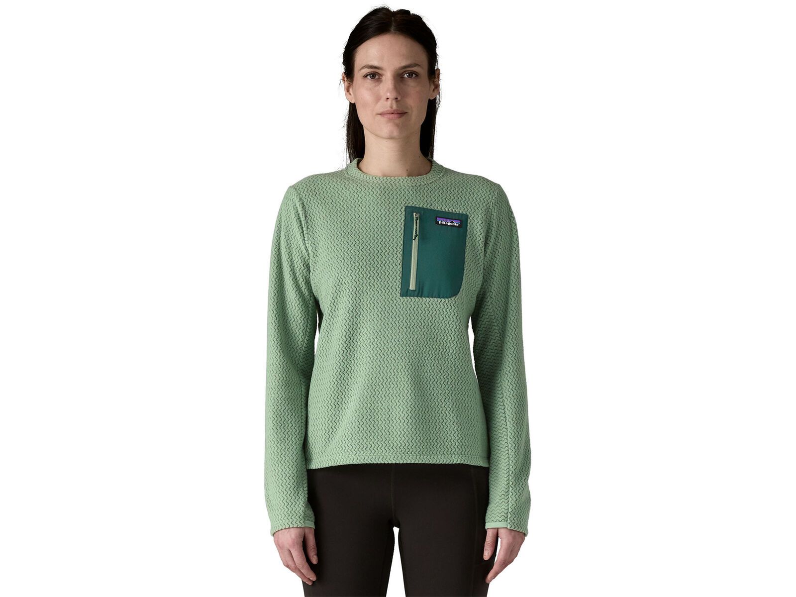 Patagonia Women's R1 Air Crew, ellwood green | Bild 2