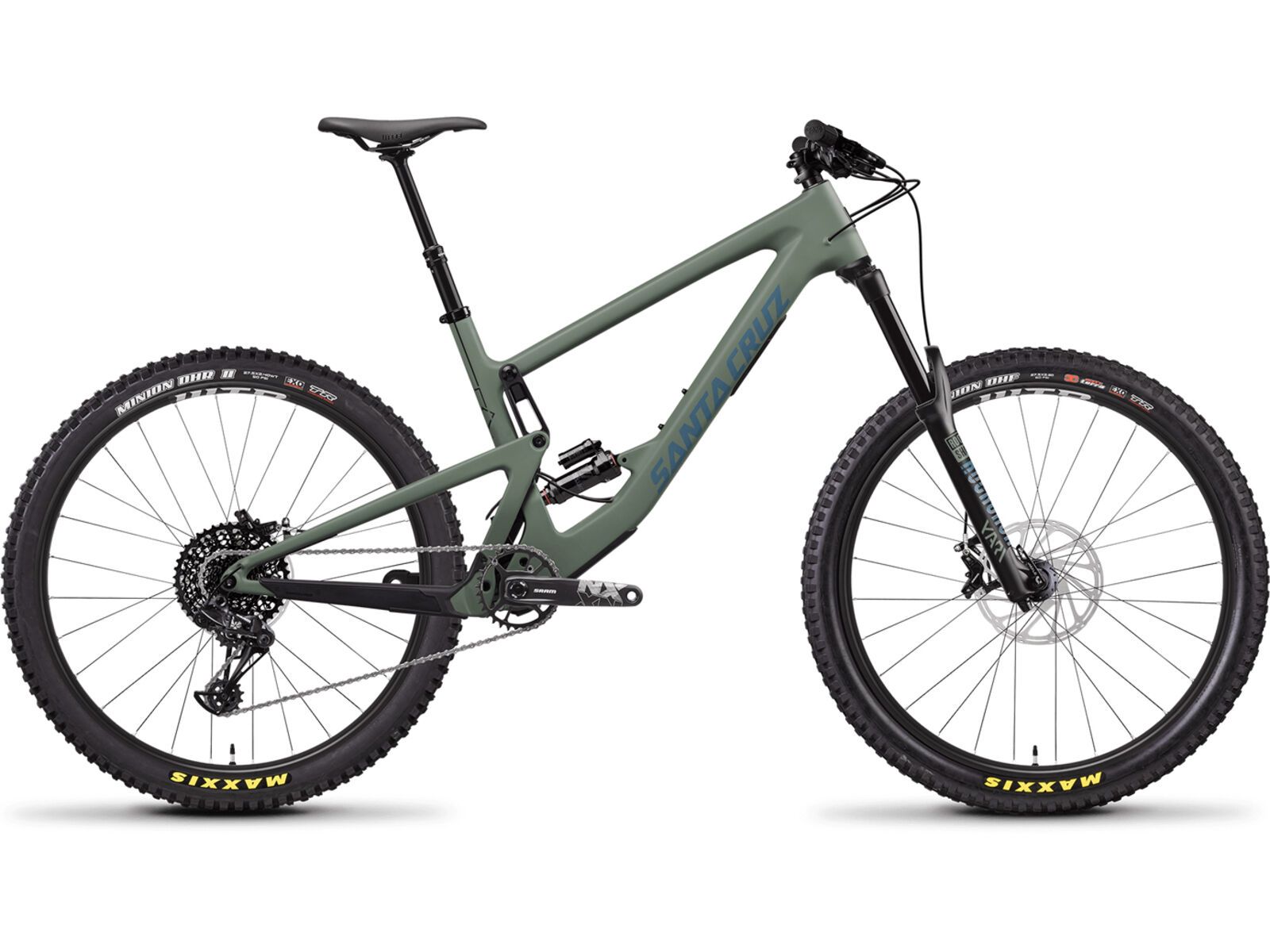 Santa Cruz Bronson C R, matte olive and blue | Bild 1