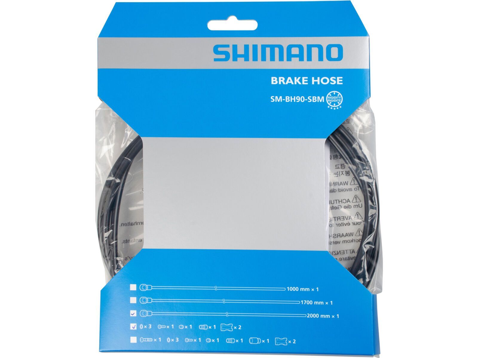 Shimano XTR SM-BH90-SBM-A - 2.000 mm, schwarz | Bild 1