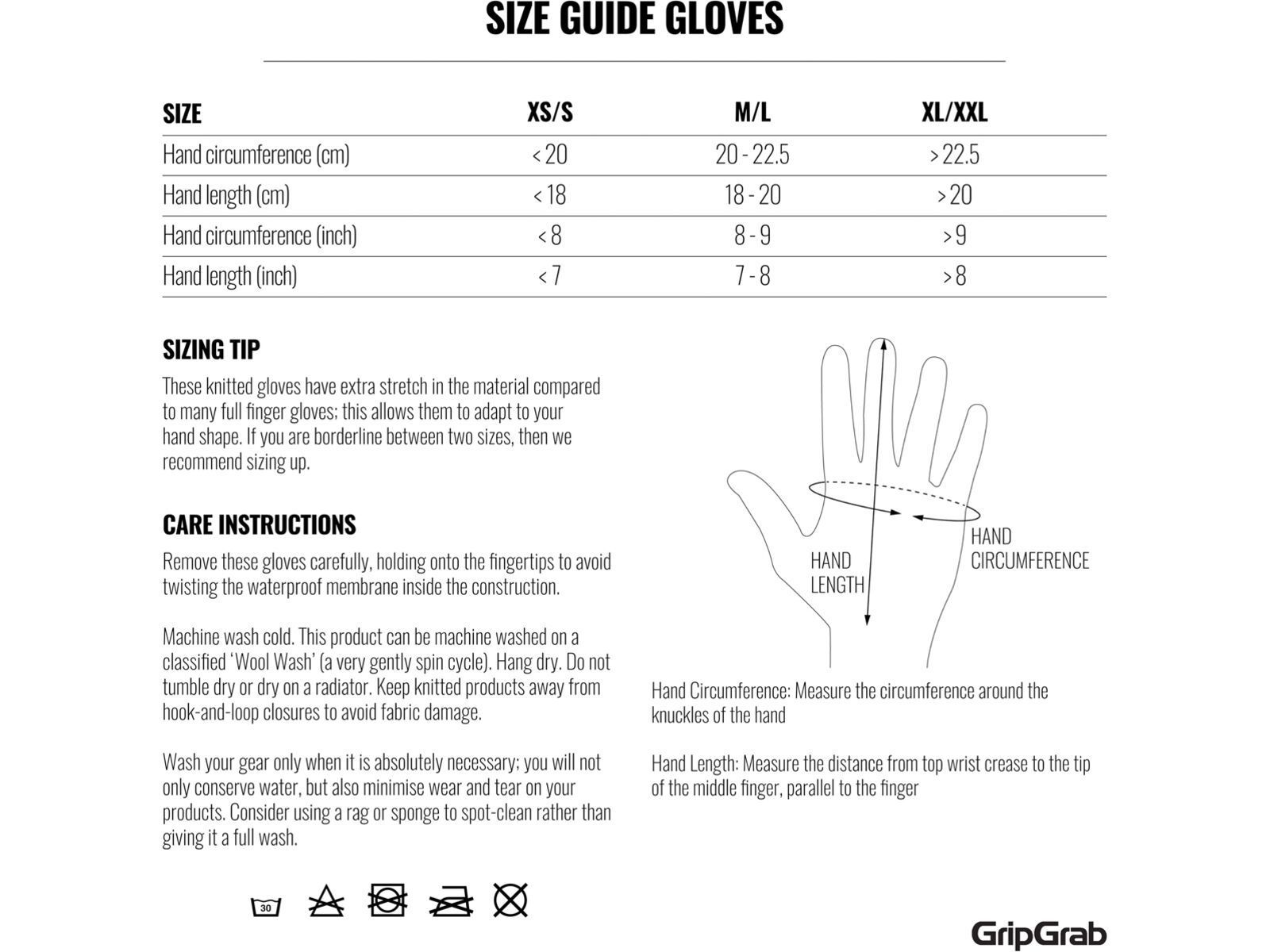 GripGrab Waterproof Knitted Winter Gloves, black | Bild 9