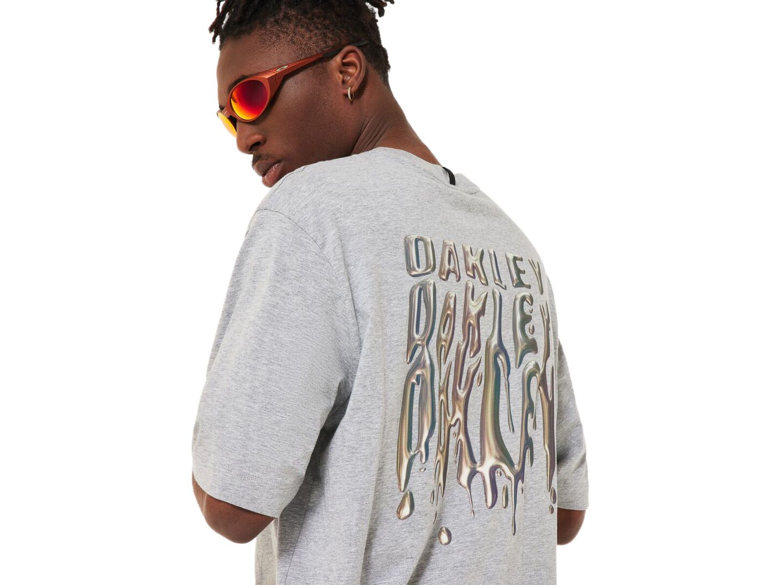 Oakley Stacked Metal Tee, new granite hthr | Bild 5