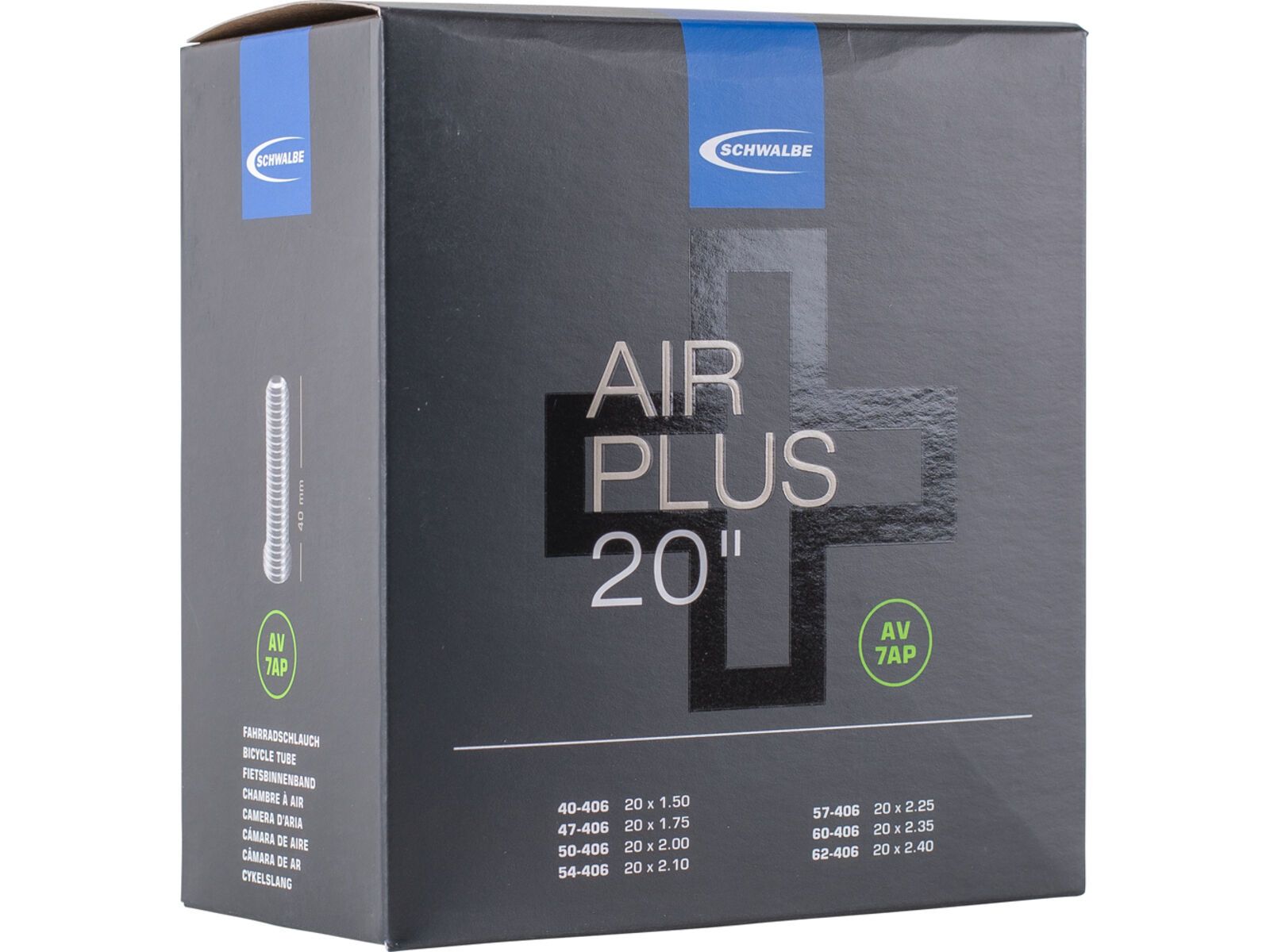 Schwalbe Air Plus Schlauch AV 7AP - 20 x 1.50-2.40 | Bild 1