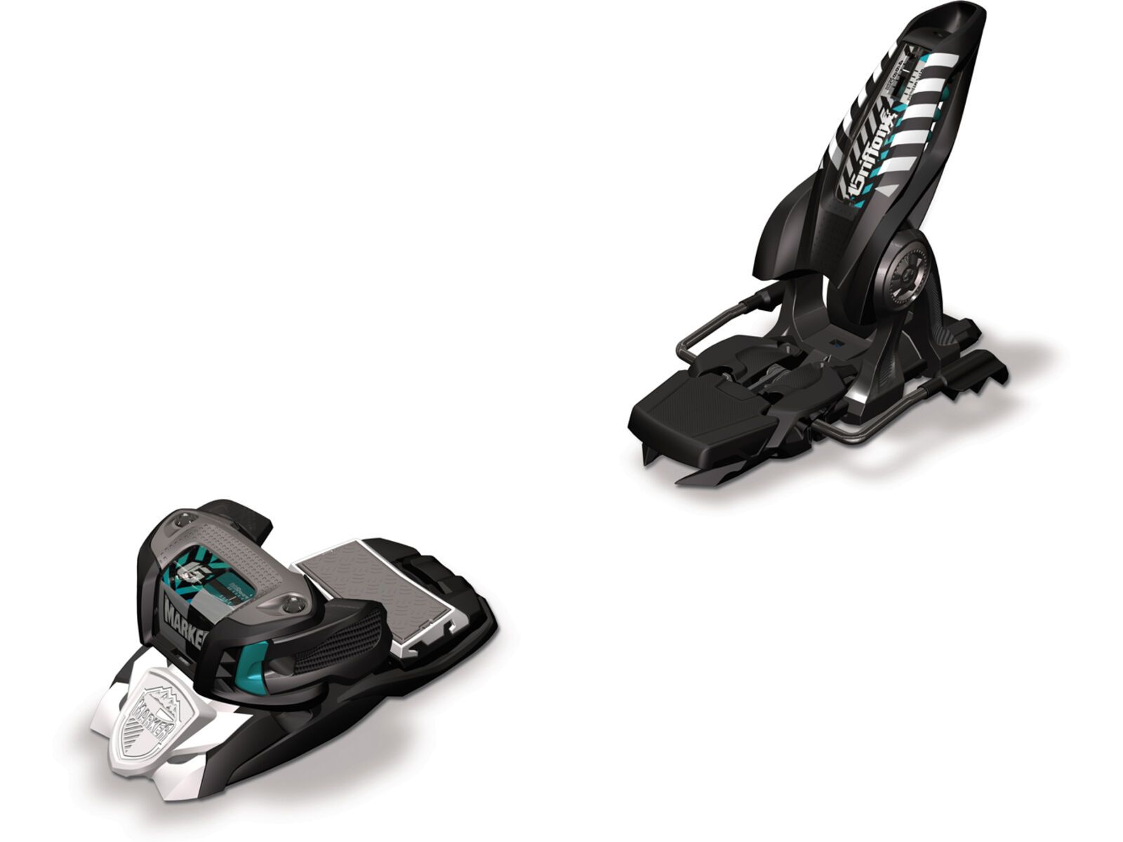 Set: DPS Skis Yvette 112 RP2 Foundation 2018 + Marker Griffon 13 black/white/teal | Bild 3