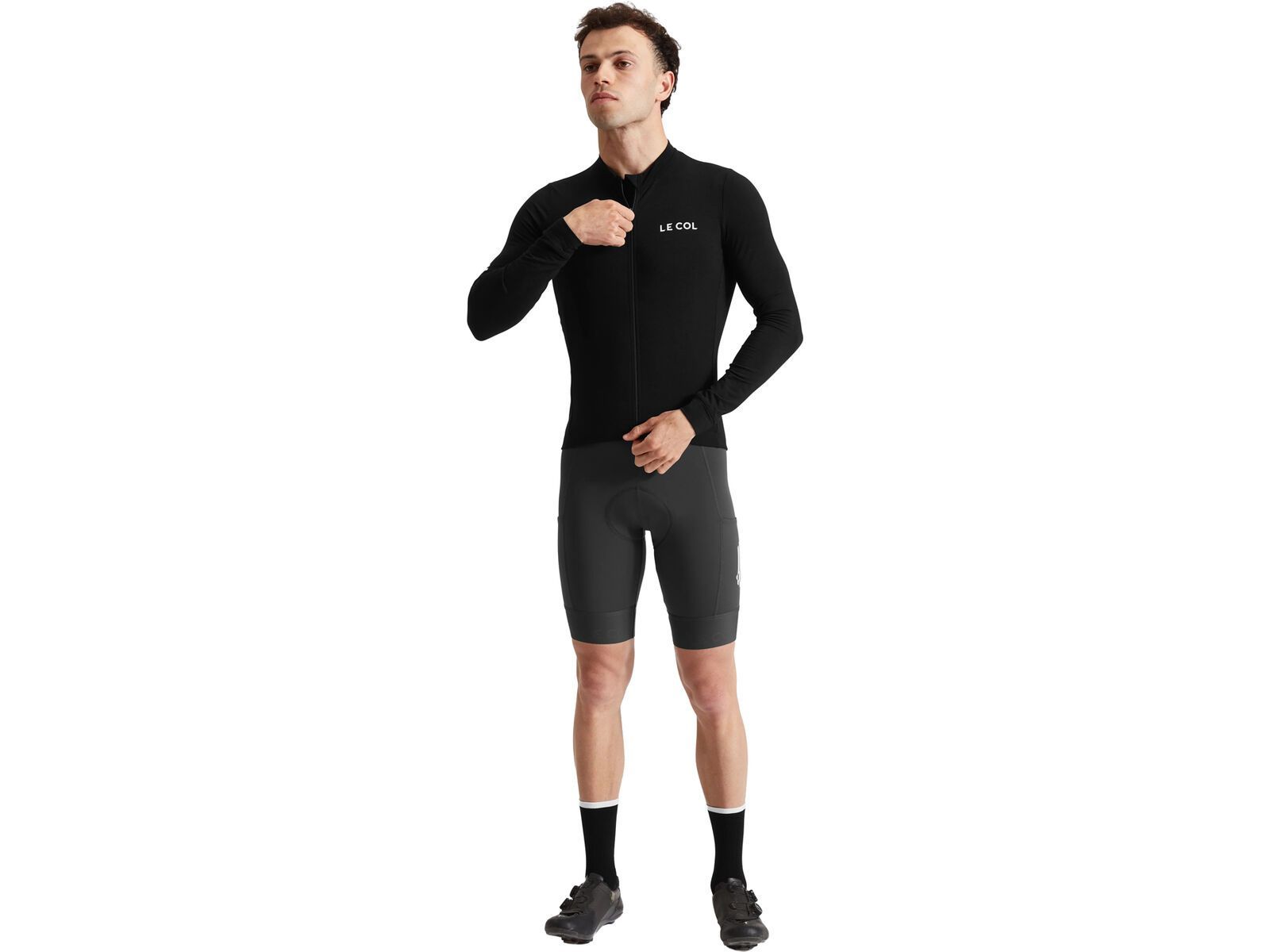 Le Col ARC Merino Long Sleeve Jersey, black | Bild 5