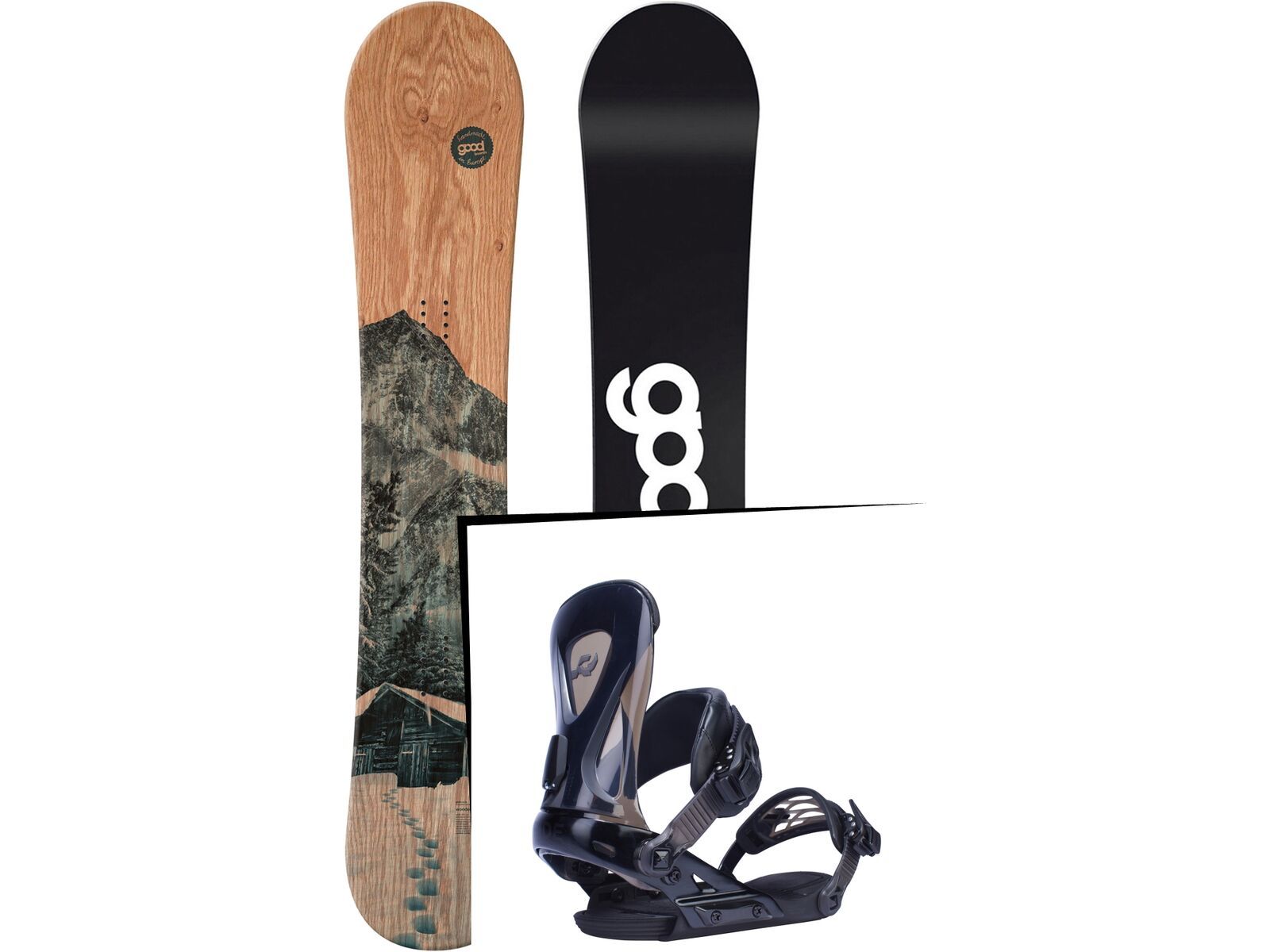 Set: goodboards Wooden 2017 + Ride Revolt (1770162S) | Bild 1