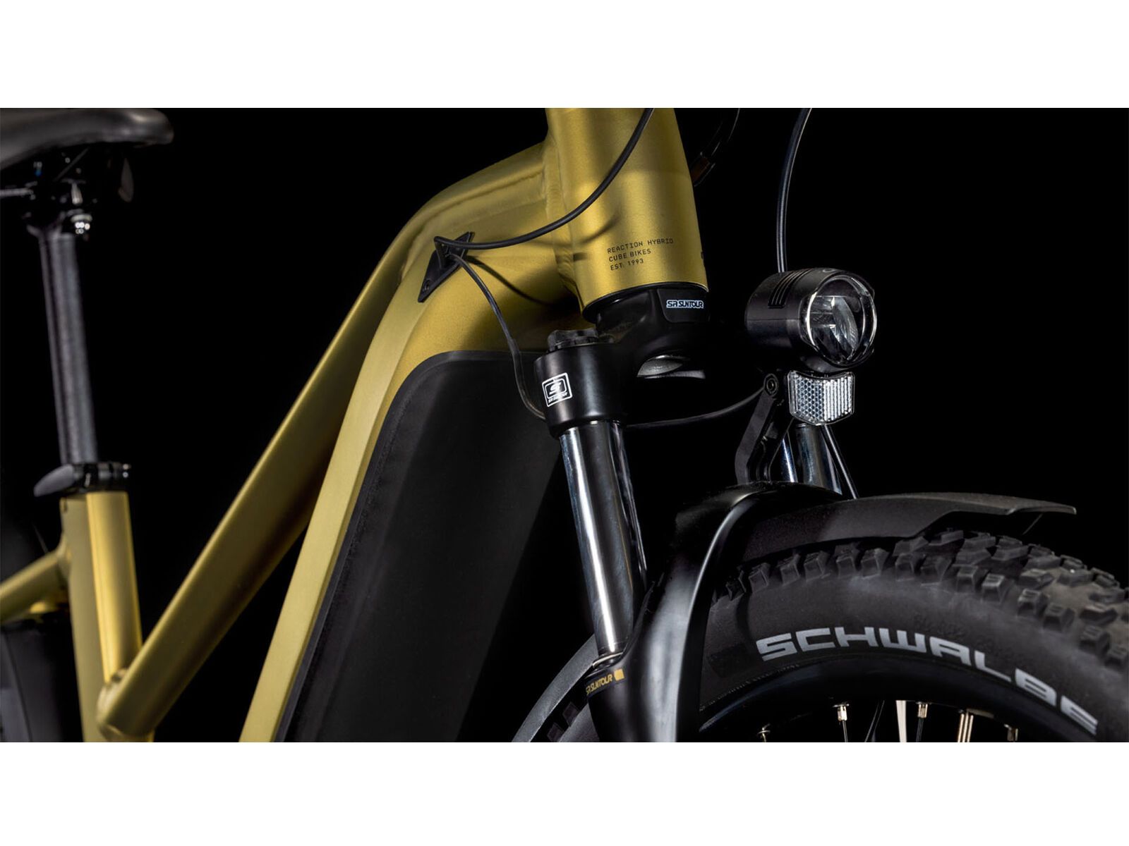 Cube Reaction Hybrid Performance 500 Allroad Trapeze 27.5, goldenlime´n´black | Bild 6