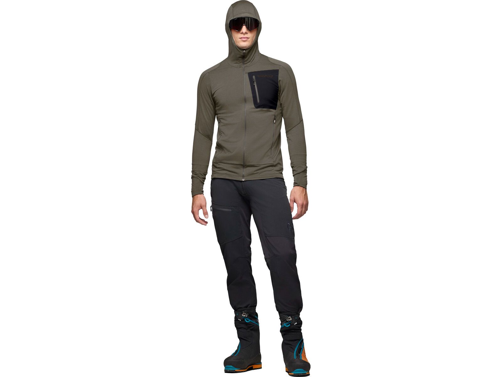 Norrona falketind Power Grid Zip Hood M's, beluga | Bild 4