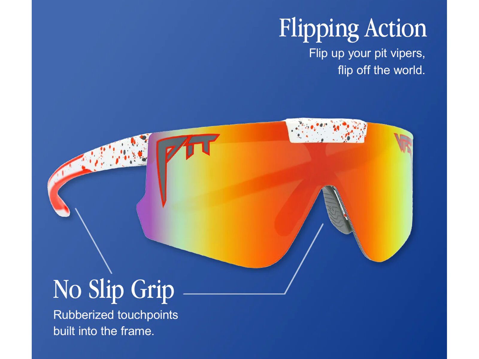 Pit Viper The Flip-Offs, The Heater / HDPV Polarized Red | Bild 4