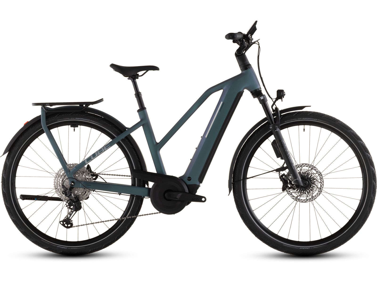 Cube Kathmandu Hybrid EXC 800 Trapeze, smaragdgrey´n´prism | Bild 1