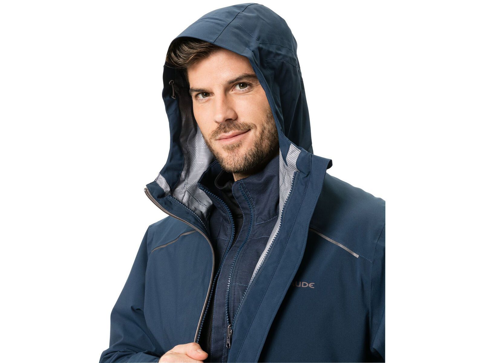 Vaude Men's Yaras 3in1 Jacket, dark sea uni | Bild 7