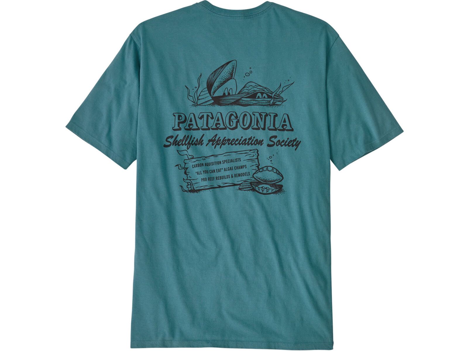 Patagonia Men's Aquatic Action Organic T-Shirt Shellfish Society, wetland blue | Bild 2