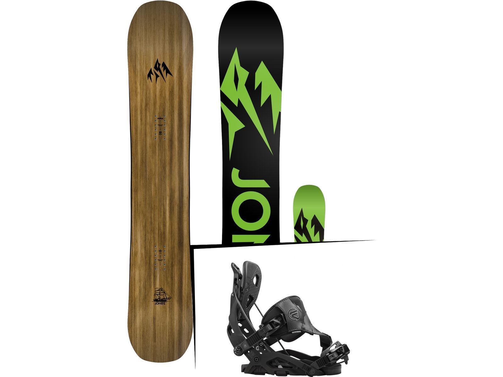 Set: Jones Flagship 2017 + Flow Fuse Hybrid (1513148S) | Bild 1
