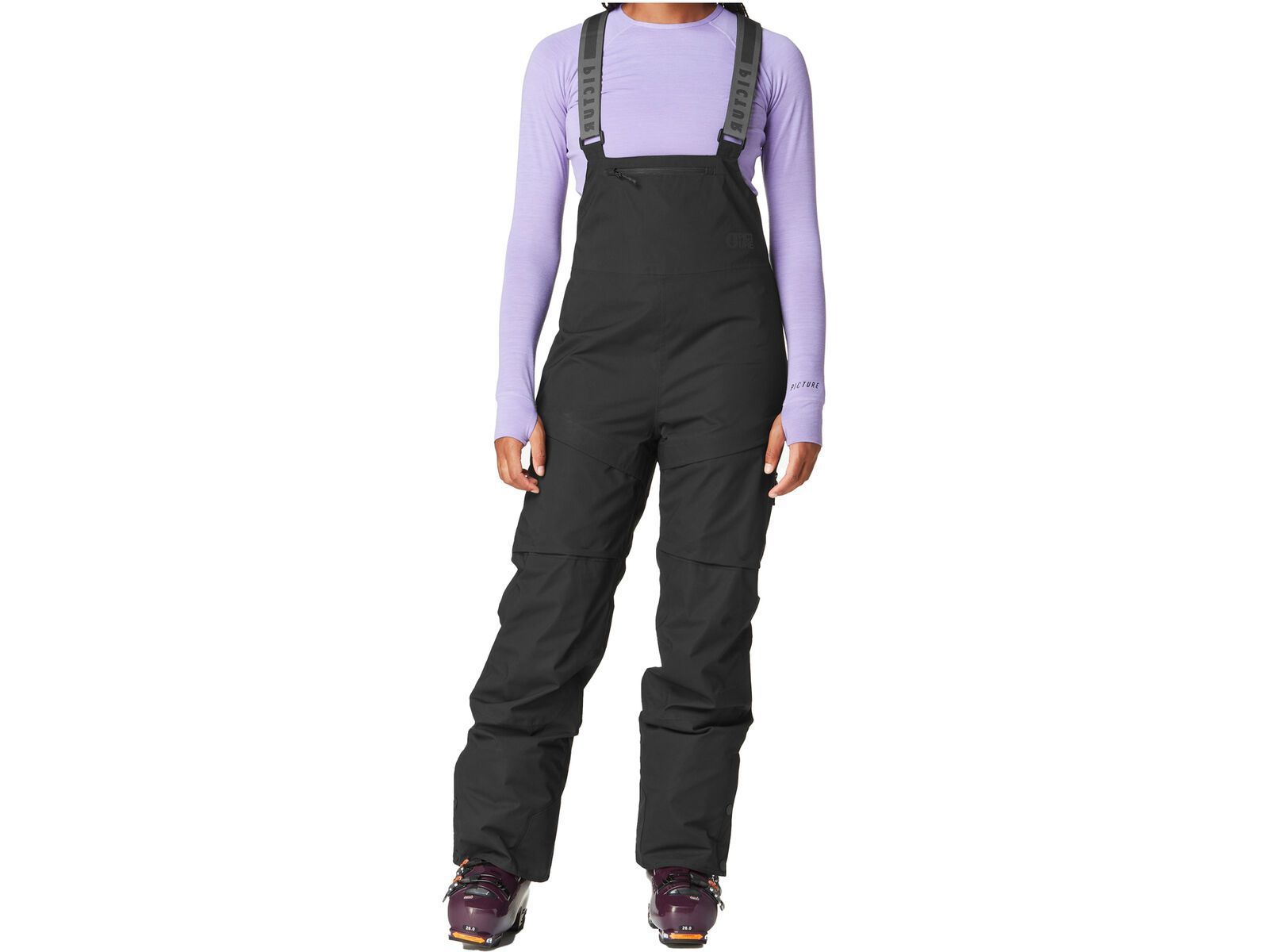 Picture Elwy Bib Pants, black | Bild 1