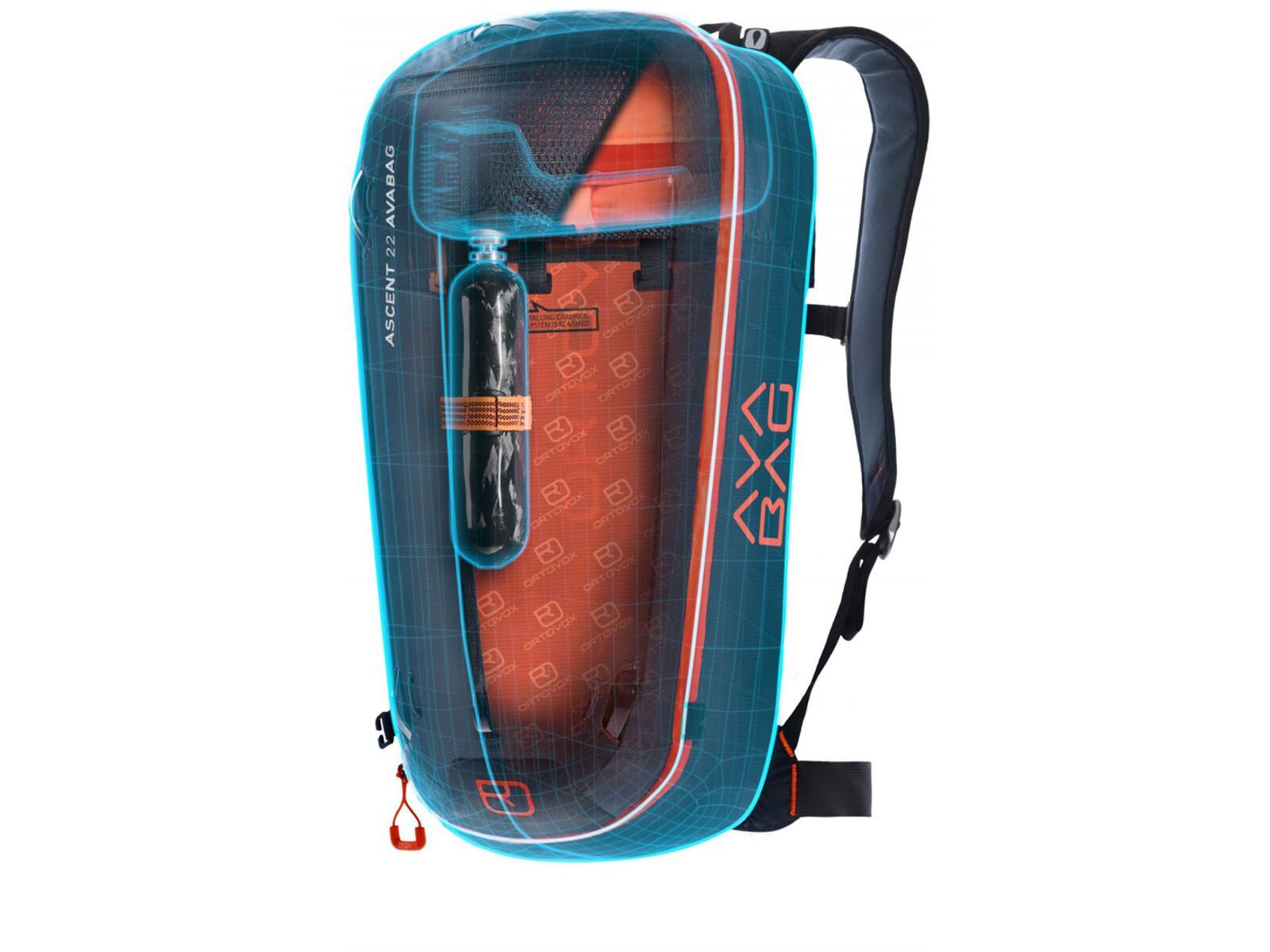 Ortovox Ascent 30 Avabag Kit, ohne Kartusche, safety blue | Bild 3