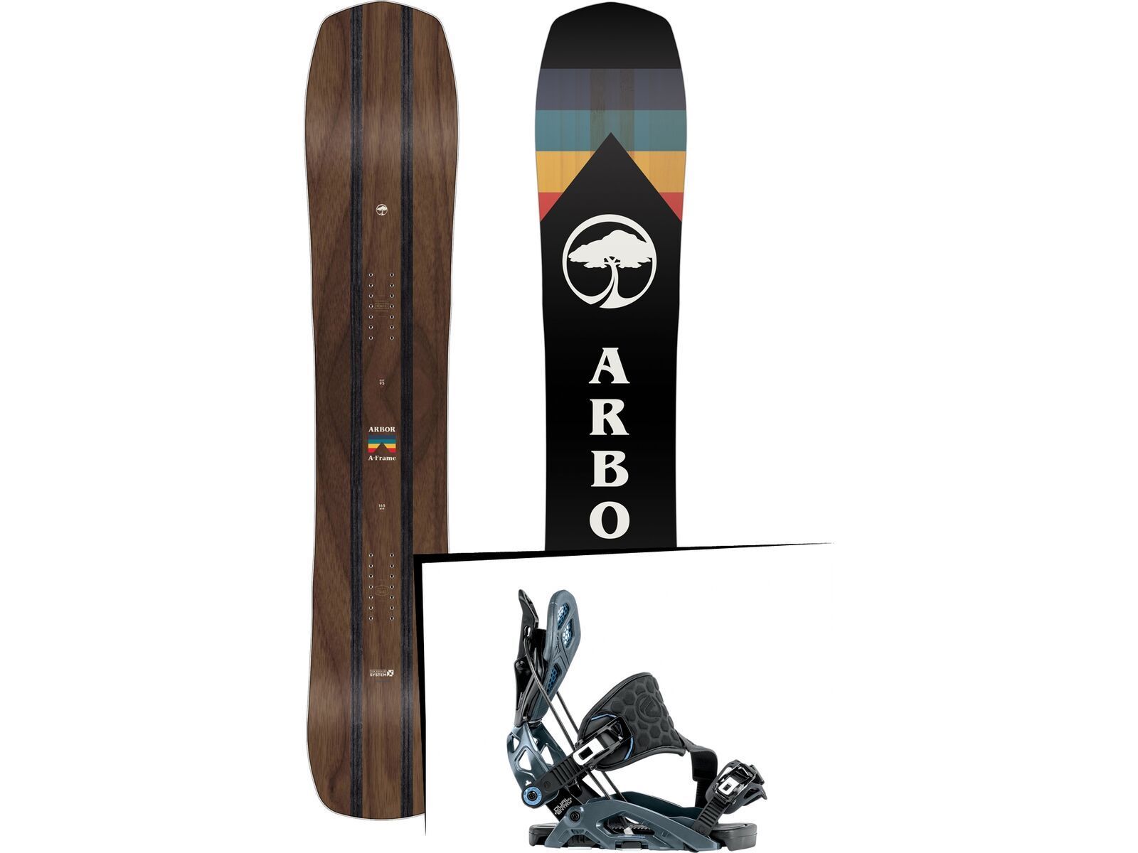 Set: Arbor A-Frame 2019 + Flow Fuse-GT black | Bild 1