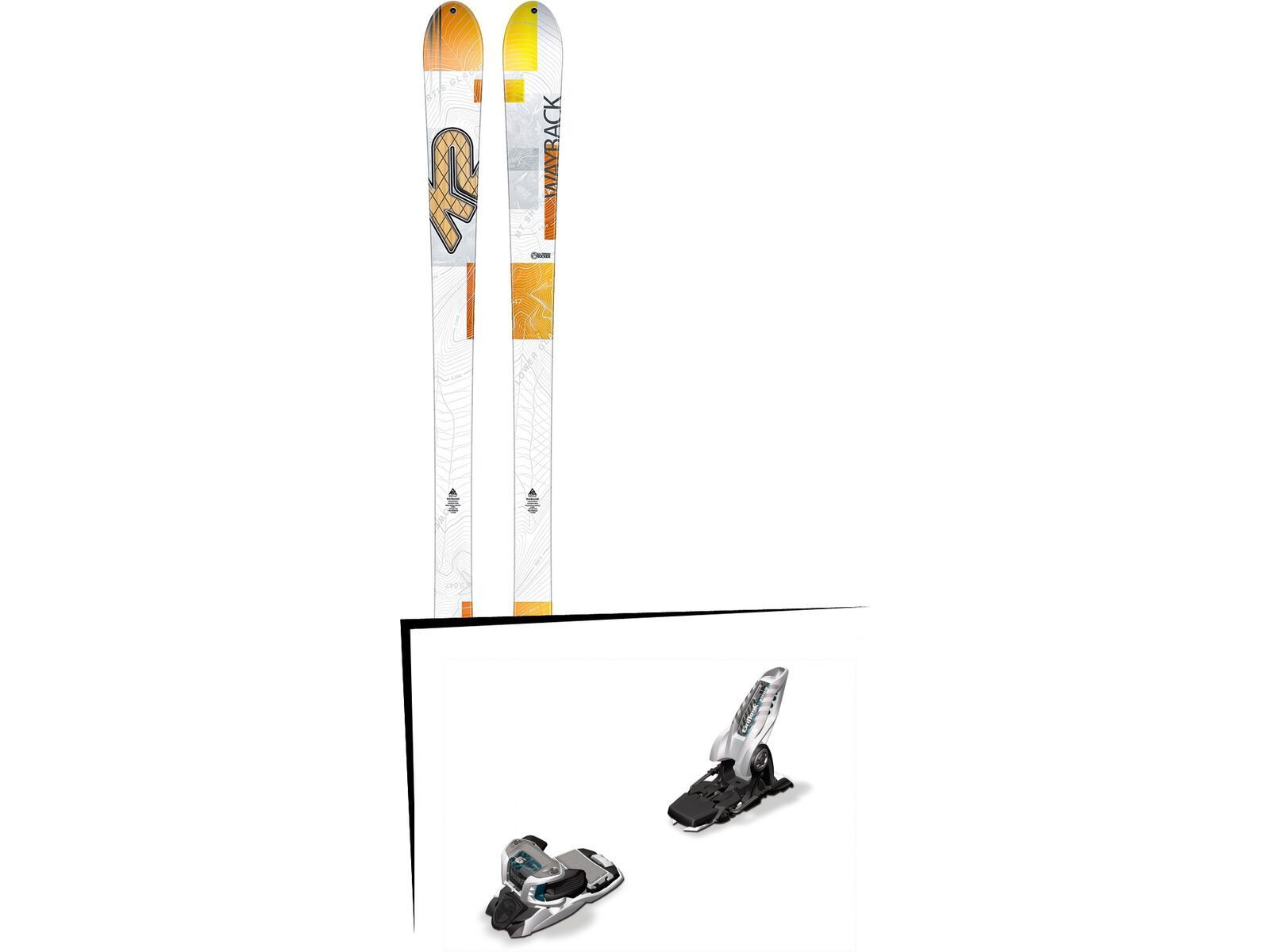 K2 SKI Set: Wayback 82 2016 + Marker Griffon 13 | Bild 1